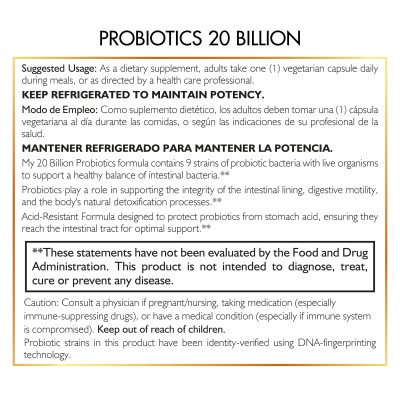 Probiotics 20 Billion – Digestive