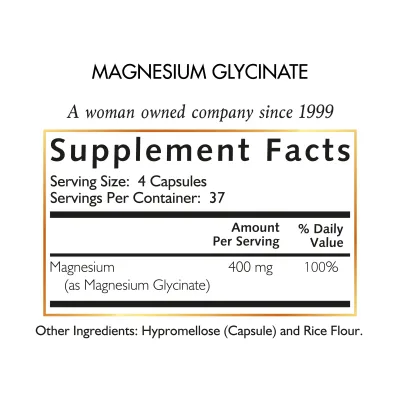 Magnesium Glycinate - Premium Supplement for Nervous and Muscular Balance