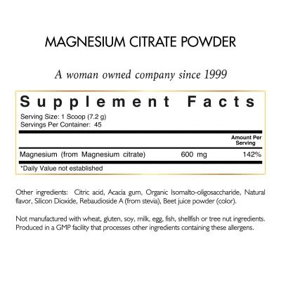 Magnesium Citrate Powde - Coco March