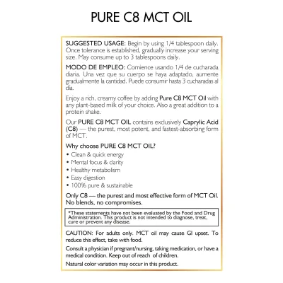 PURE C8 MCT OIL | Coco March