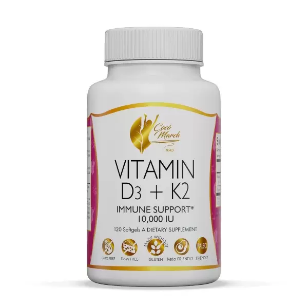 Vitamin D3 + K2 10,000 IU | Coco March