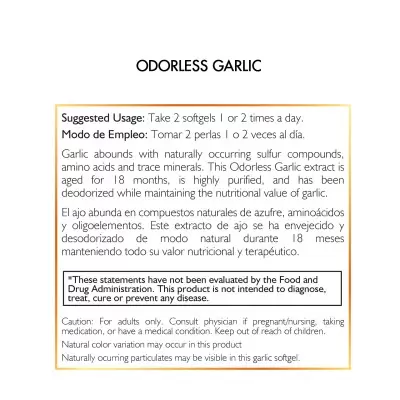 Odorless Garlic | Coco March