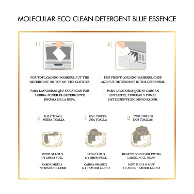 Molecular Eco Clean Detergent Blue Essence - Coco March
