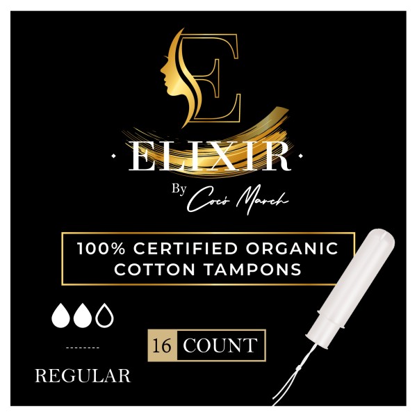 Elixir 100% Organic Cotton Tampons| Coco March