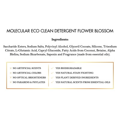 Molecular Eco Clean Detergent Flower Blossom | Coco March